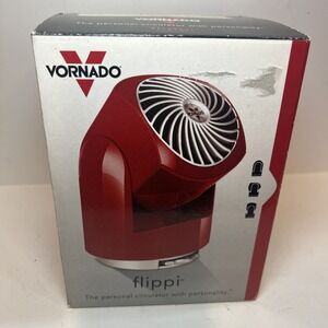 New In Box Red Vornado Flippi V6 Personal Air Circulator Fan, Passion‎ CR1-0094